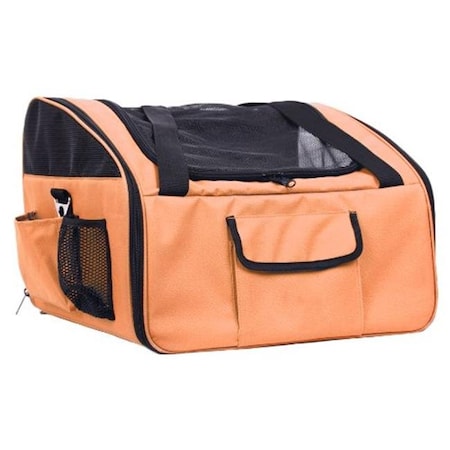 Pet Life Llc Pet Life LLC 2CSOR Ultra-Lock' Collapsible Safety Travel Wire Folding Pet Car Seat Carrier 2CSOR